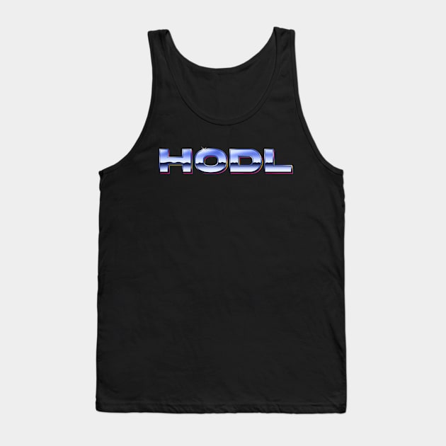 Hodl - Cryptocurrency Tank Top by Sachpica